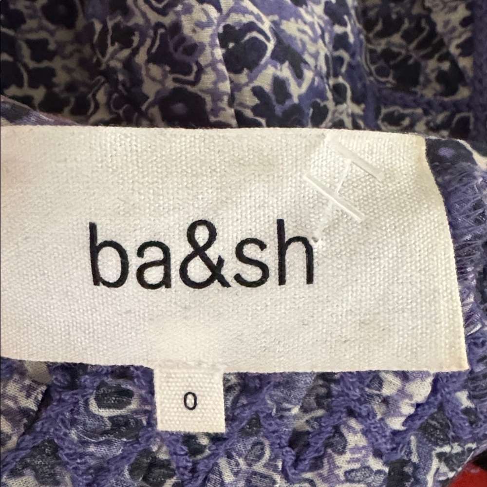 ba&sh Iris Printed Mini Dress Size 2 - Picture 8 of 12